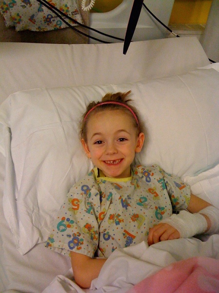 Daisy in hospital January 2010