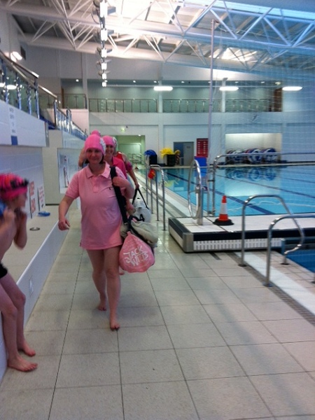 Sponsored Swim - Poolside walk out