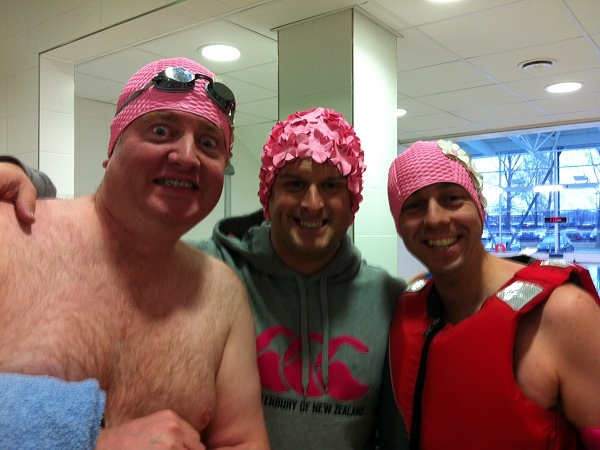 Sponsored Swim - Simon, Matt and Damon