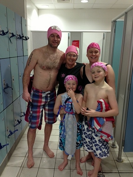 Sponsored Swim 2013 - Team Puddyford (and Nan!)