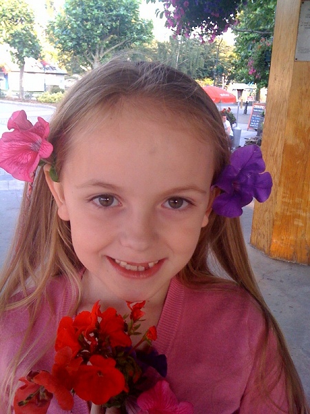 Daisy on holiday August 2010