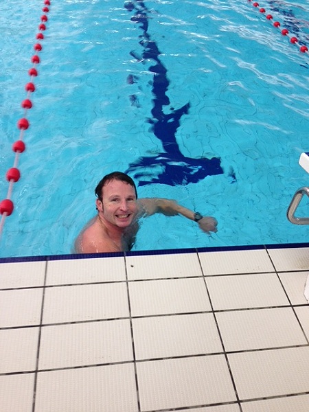 Sponsored Swim 2013 - Max from Kingswood Estate Agents