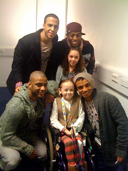 Daisy meeting JLS