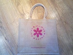 Daisy Palmer Jute Bag